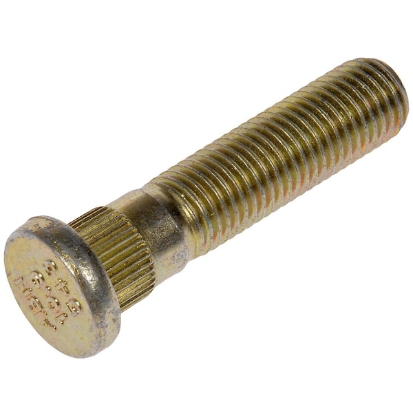 610-543 M12-1.50 Serrated Wheel Stud - 12.95 Mm Knurl, 52.9 Mm Length